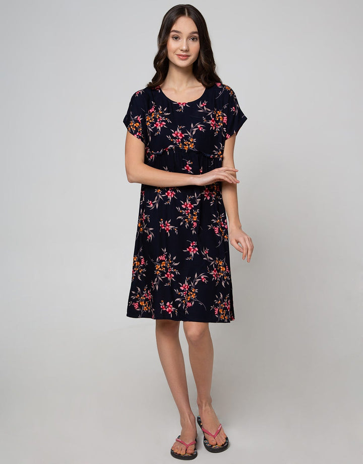 St. Yves Short Sleeve Midi Dress Soft Alamanda