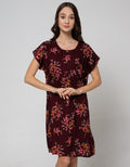 St. Yves Short Sleeve Midi Dress Soft Alamanda