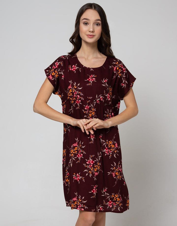 St. Yves Short Sleeve Midi Dress Soft Alamanda