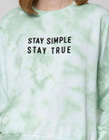 Nevada Sweatshirt Tiedye Stay Simple Stay True