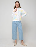 Nevada Sweatshirt Print Tiedye Rainbow
