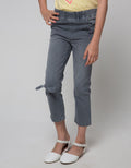 Little M Long Pants Jeggings Denim Bunny Applique