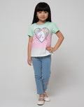 Little M Denim Long Pants Jegging Aplikasi Unicorn