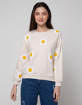 Nevada Sweatshirt Daisy Flower Smile