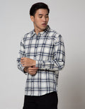 Nevada Long Sleeve Shirt Checked Flannel