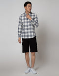 Nevada Long Sleeve Shirt Checked Flannel