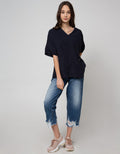 Lois Girl Blouse V-Neck
