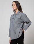 Lois Girl Shirt Long Sleeve With Pocket