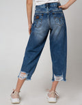 Lois Girl Casual Ripped Jeans