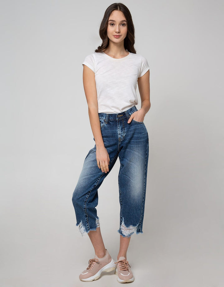 Lois Girl Casual Ripped Jeans