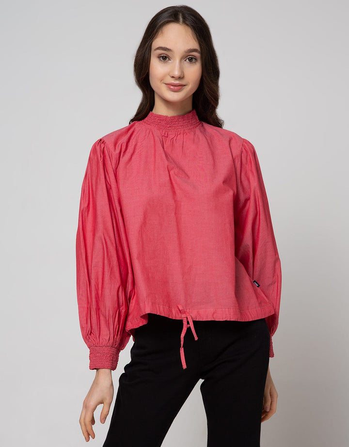 Lois Girl Blouse Stretch Collar