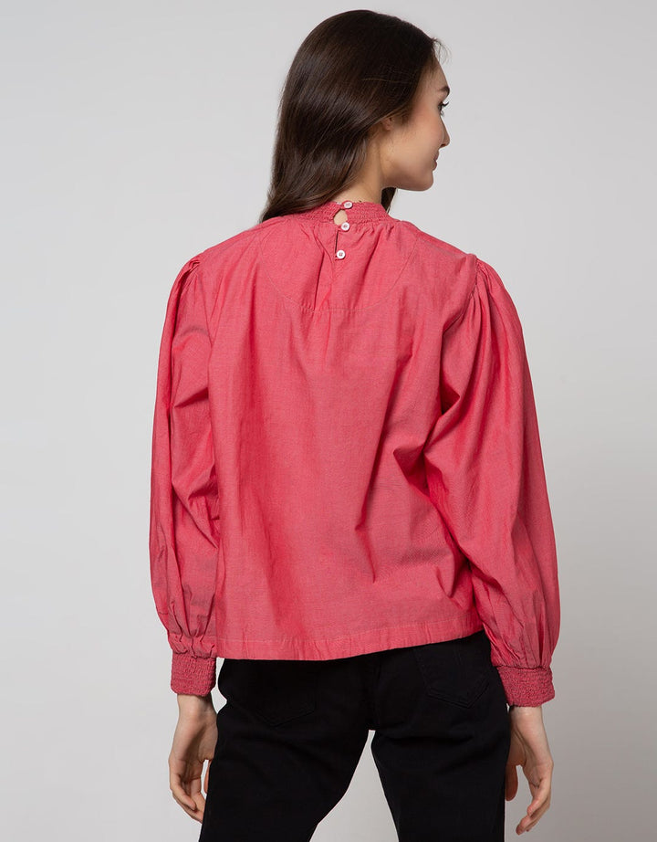 Lois Girl Blouse Stretch Collar