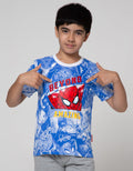 Marvel Spiderman Print Cartoon Beyond Short Sleeve T-Shirt