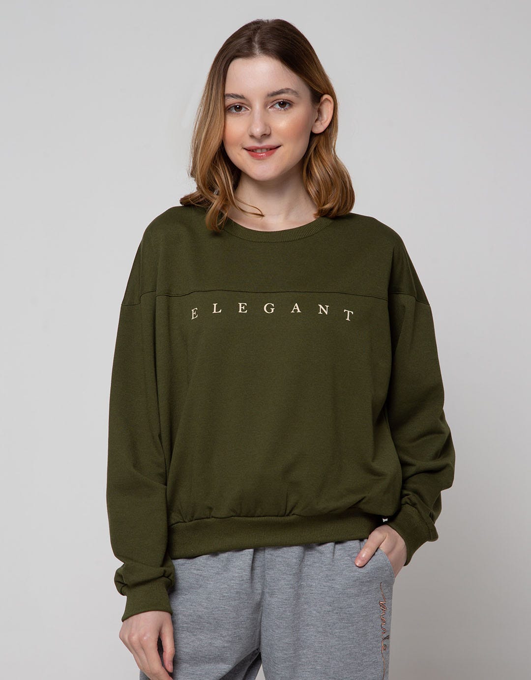 Nevada Sweatshirt Solid Elegant