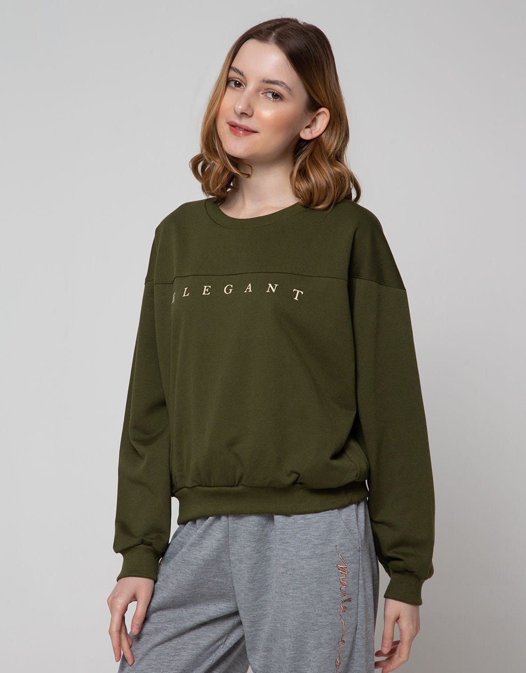 Nevada Sweatshirt Solid Elegant