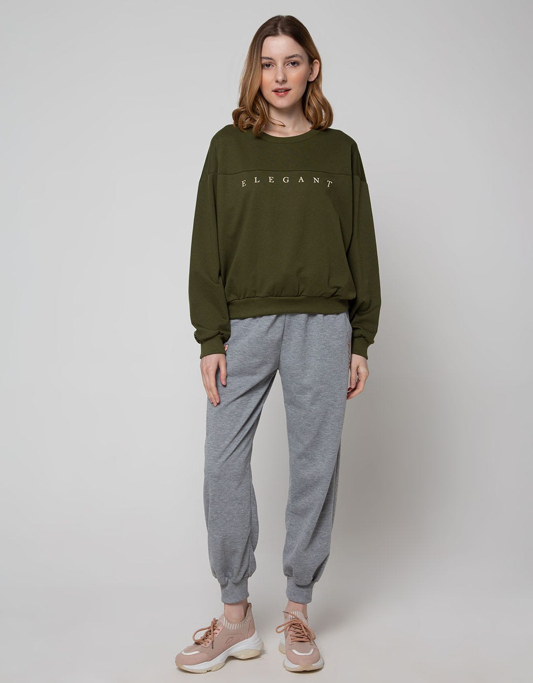 Nevada Sweatshirt Solid Elegant