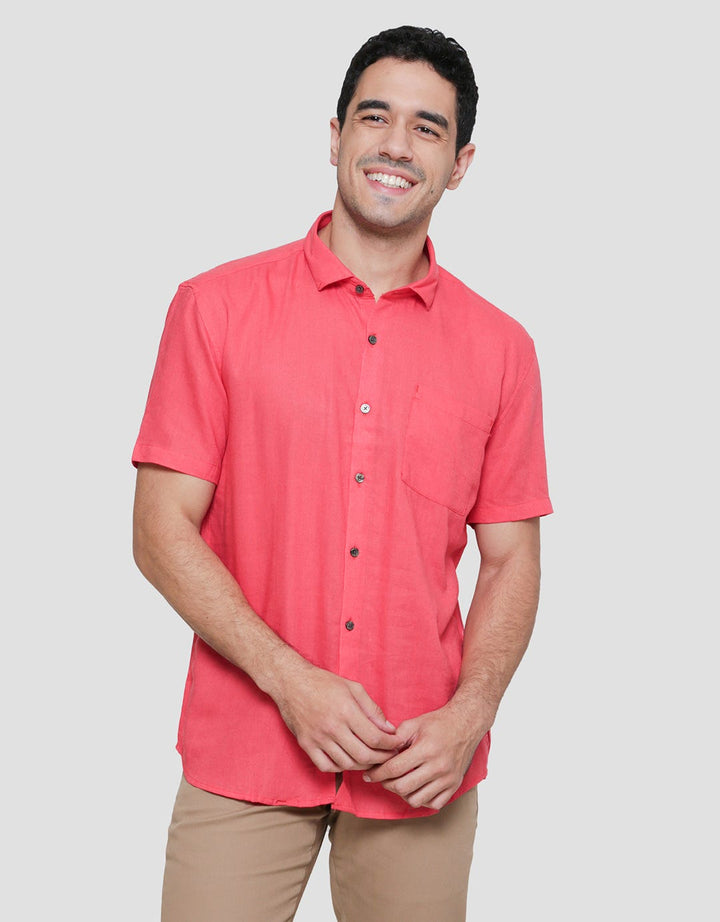 Andrew Smith Basic Kemeja Lengan Pendek Pria