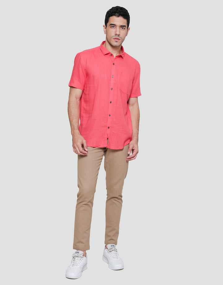 Andrew Smith Basic Kemeja Lengan Pendek Pria