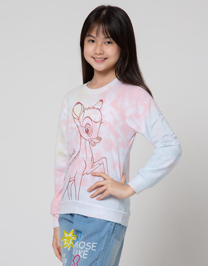 Disney Sweatshirt Tie Dye Bambi