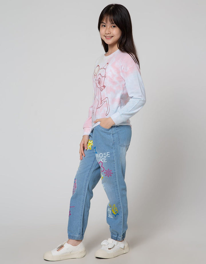 Disney Sweatshirt Tie Dye Bambi