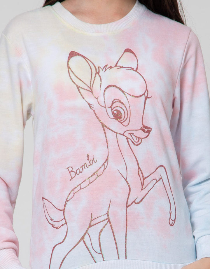 Disney Sweatshirt Tie Dye Bambi