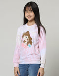 Disney Tie Dye Belle Sweater Anak Perempuan