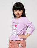 Little M Long Sleeve T-Shirt Ruffle Lovely Bunny