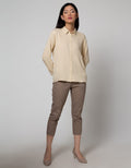 Connexion Capri Pants Twill Stretch With Back Pocket