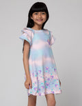 Disney Tie Dye Minnie Dress Anak Perempuan