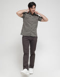 Cardinal Casual Kemeja Lengan Pendek
