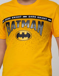 Character Batman Short Sleeve T-Shirt Print Logo Tulisan Tengah