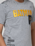 Character Batman Short Sleeve T-Shirt Print Logo