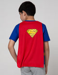 Character Kostum Superman Sayap T-Shirt Lengan Pendek