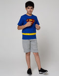 Character Kostum Superman Sayap T-Shirt Lengan Pendek