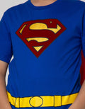Character Kostum Superman Sayap T-Shirt Lengan Pendek