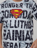 Character Short Sleeve T-Shirt Superman Tulisan Logo