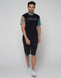 Nevada T-Shirt Embro Foam Diff Color On Sleeve