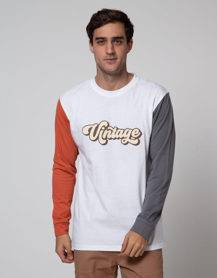 Nevada Long Sleeve T-Shirt Diff Color On Sleeve