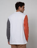 Nevada Long Sleeve T-Shirt Diff Color On Sleeve