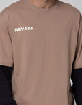 Nevada Long Sleeve T-Shirt Mock Sleeve