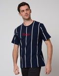 Nevada Stripe Logo Casual Men's T-Shirt