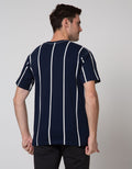 Nevada Stripe Logo Casual Men's T-Shirt