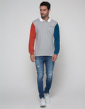 Nevada Long Sleeve Polo Shirt Diff Color