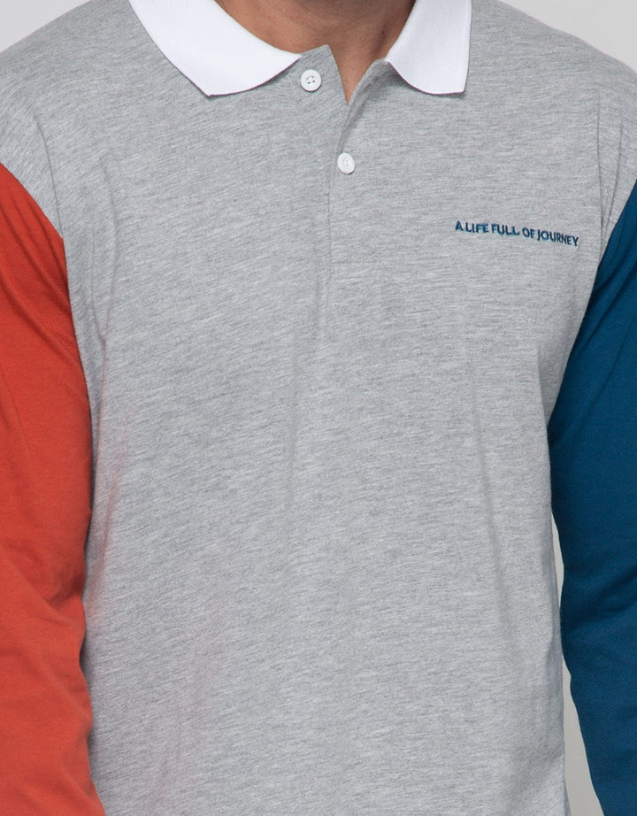Nevada Long Sleeve Polo Shirt Diff Color