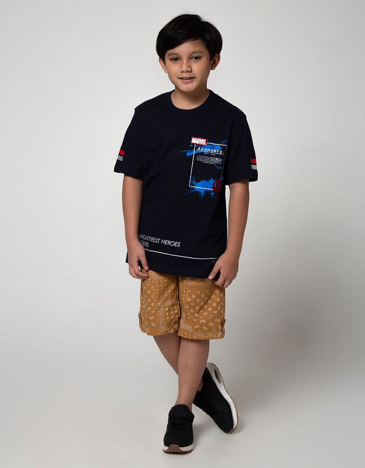 Marvel Avengers Pocket Stripe Short Sleeve T-Shirt