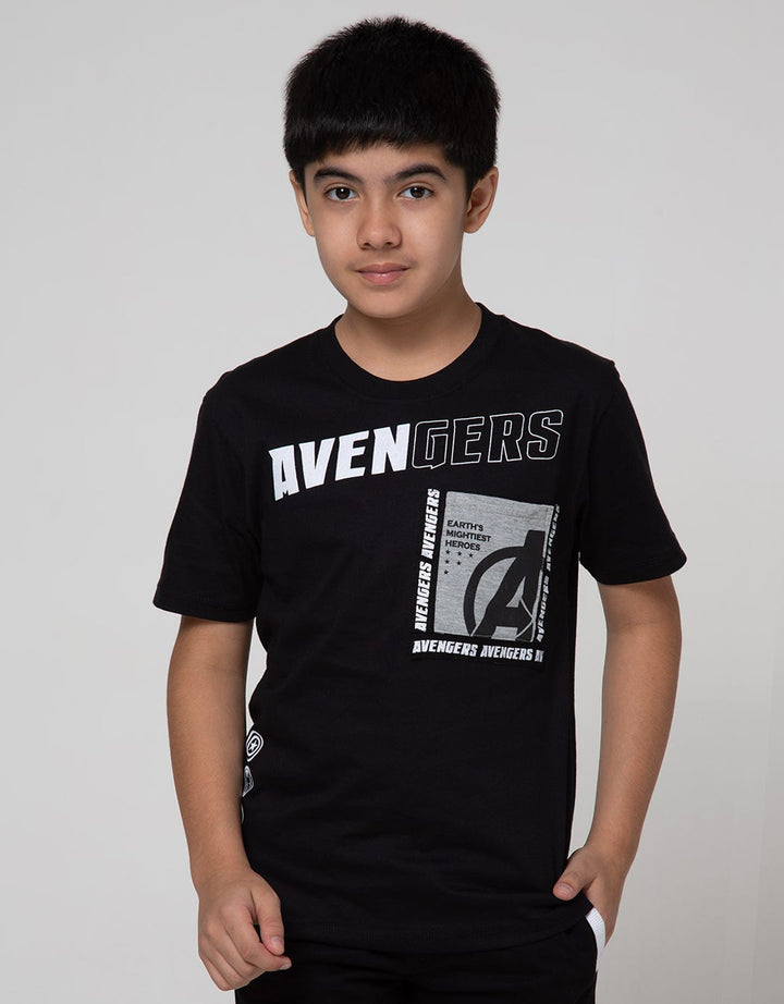 Marvel Short Sleeve T-Shirt Avengers Pocket Logo