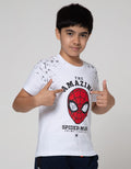 Marvel Spiderman Face Short Sleeve T-Shirt