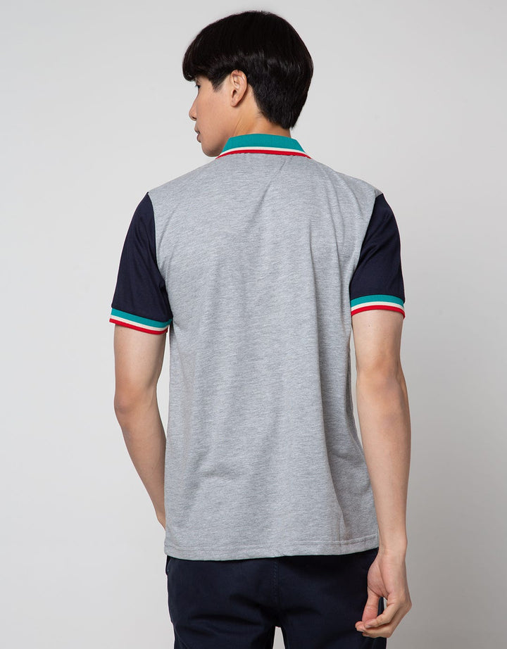 Nevada Short Sleeve Polo Shirt Jersey Color On Sleeve