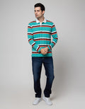 Nevada Long Sleeve Kaos Polo Engineering Stripe