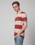 Nevada Engineering Stripe Polo Shirt Men
